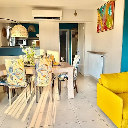 Juan-les-pins Beachside 1br Apartment, Air Conditioned, Parking Place Apartment